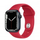 Apple Watch Series 7 41mm Red Aluminum Case with (PRODUCT)RED Sport Band